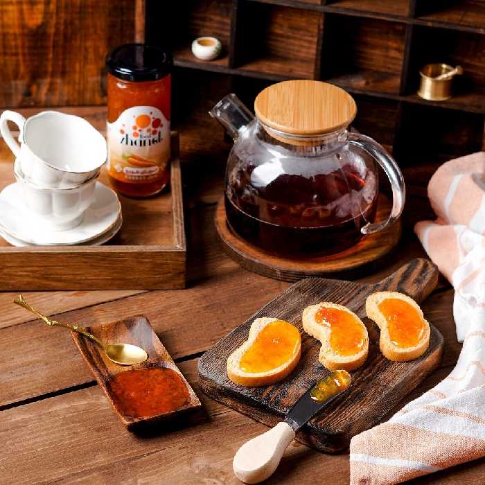 مربای هویج 600گرمی برند ژانت فود