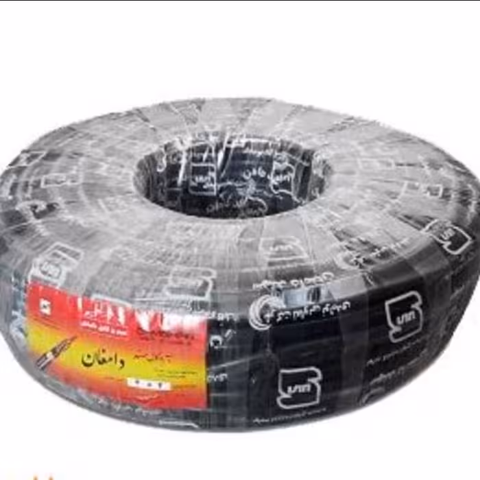 کابل مس افشان 1/5×2 تمام مس دامغان بهفر قیمت هر متر طول 
