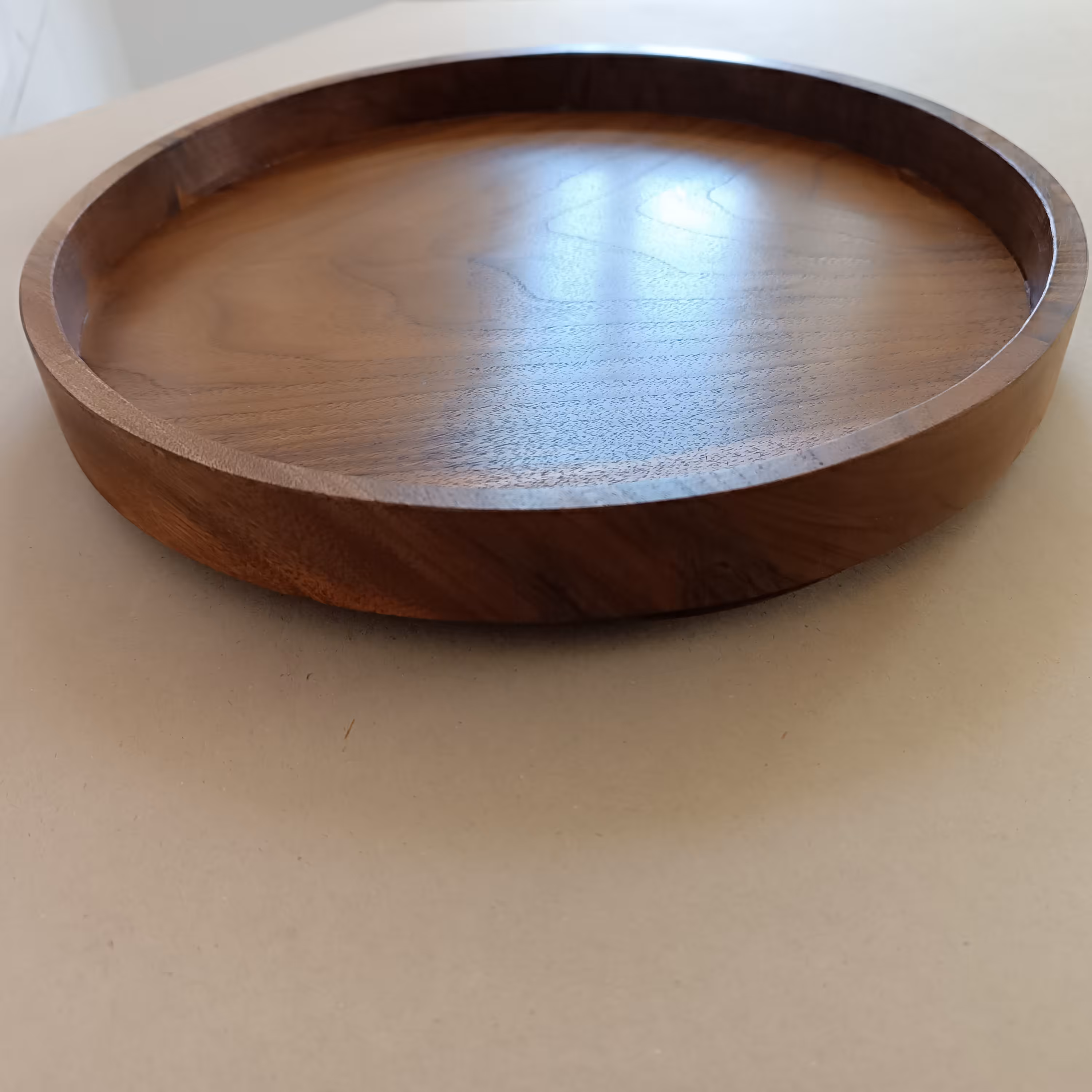 سینی چوبی گرد(پس کرایه)