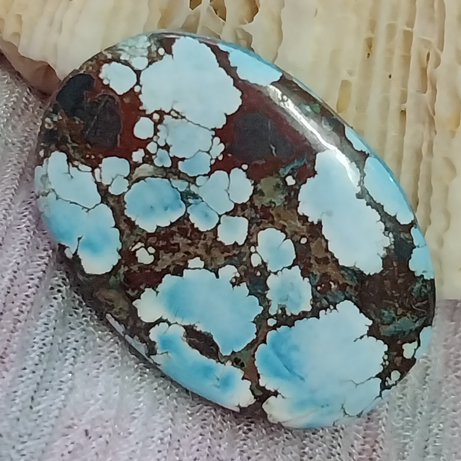 نگین فیروزه بینظیر  امریکایی طبیعی