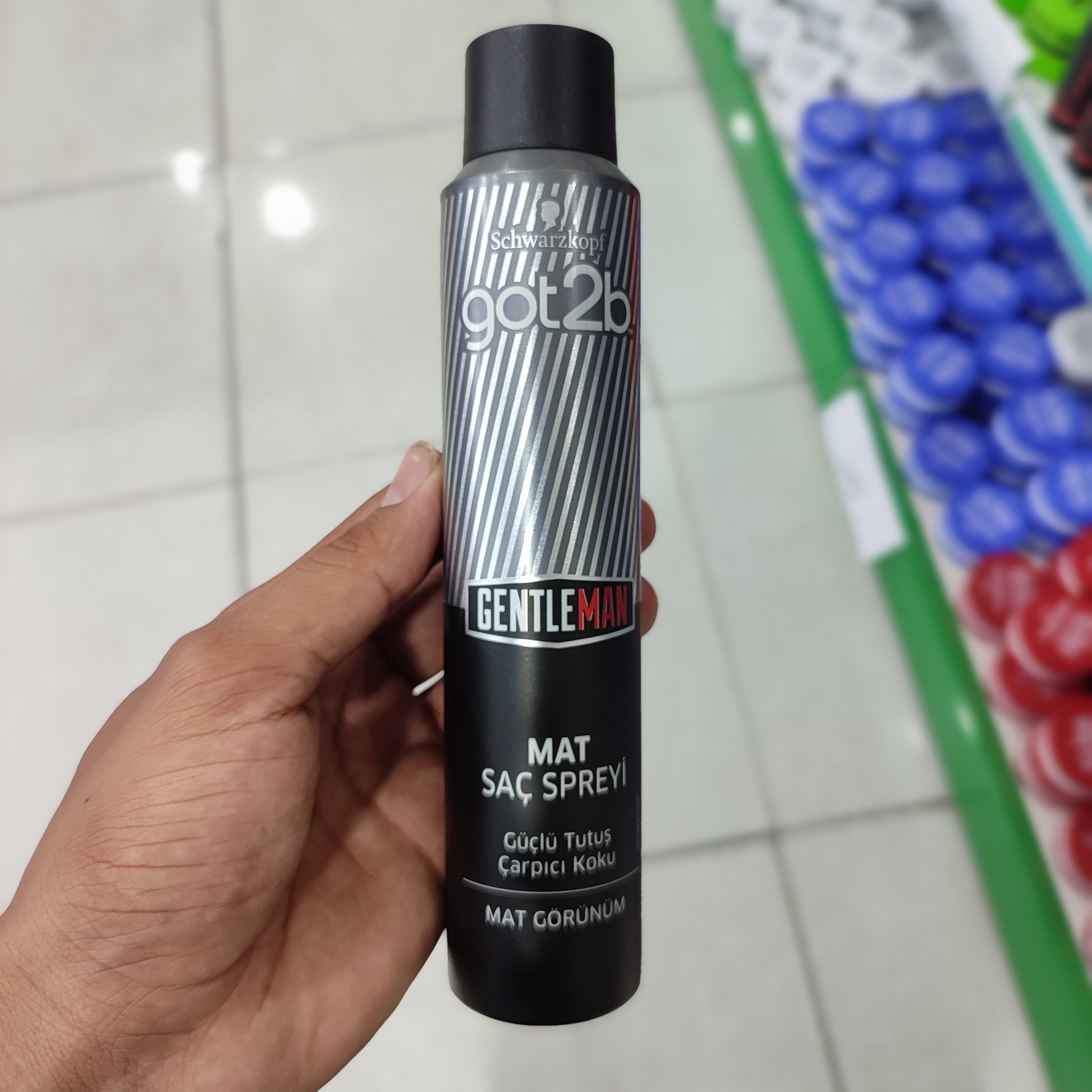 اسپری نگهدارنده حالت مو گات تو بی سری Gentleman مدل Mat حجم 200 میل