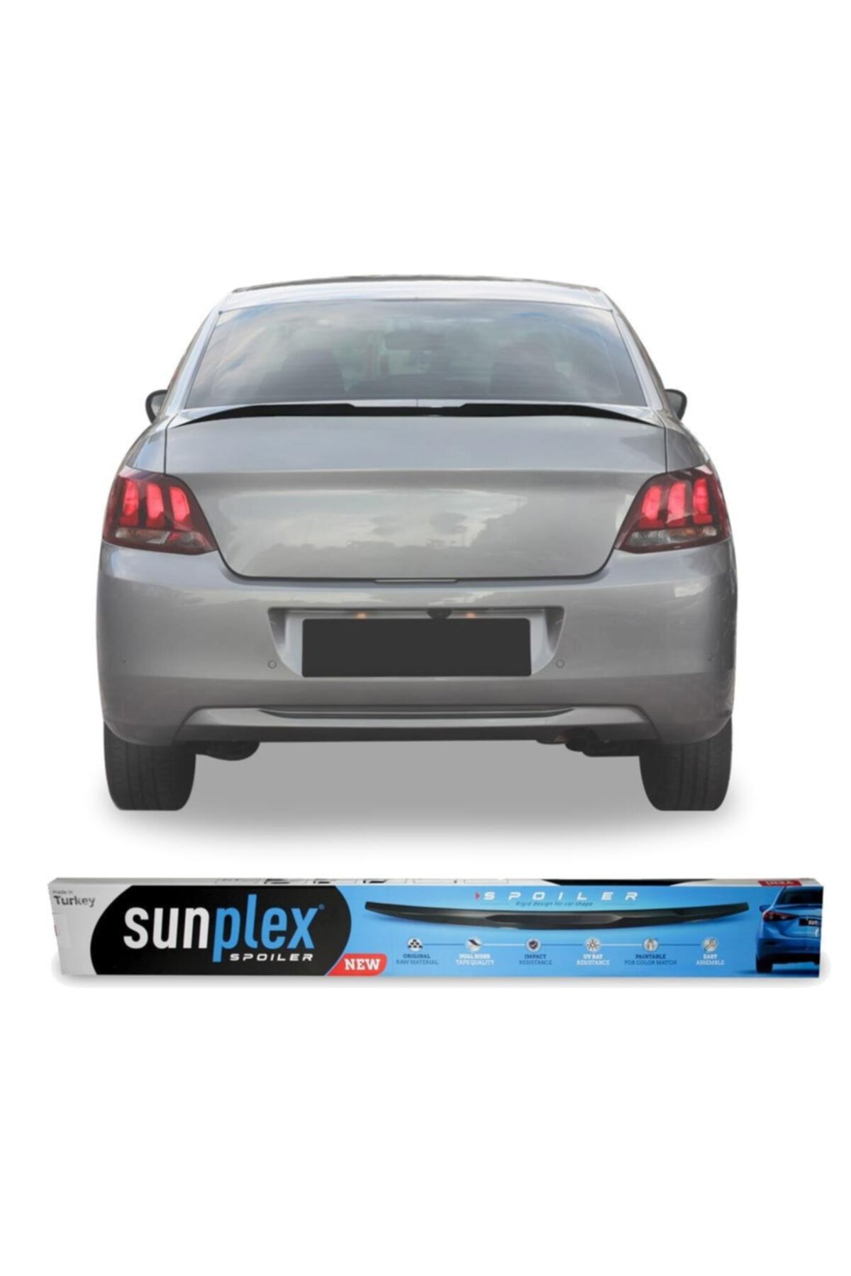 اسپویلر خودرو CITROEN C ELYSEE SPOILER PIANO مشکی A CALITE 1ST SUNPLEX
