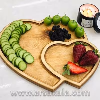 اردو خوری چوبی قلبی 2 خانه