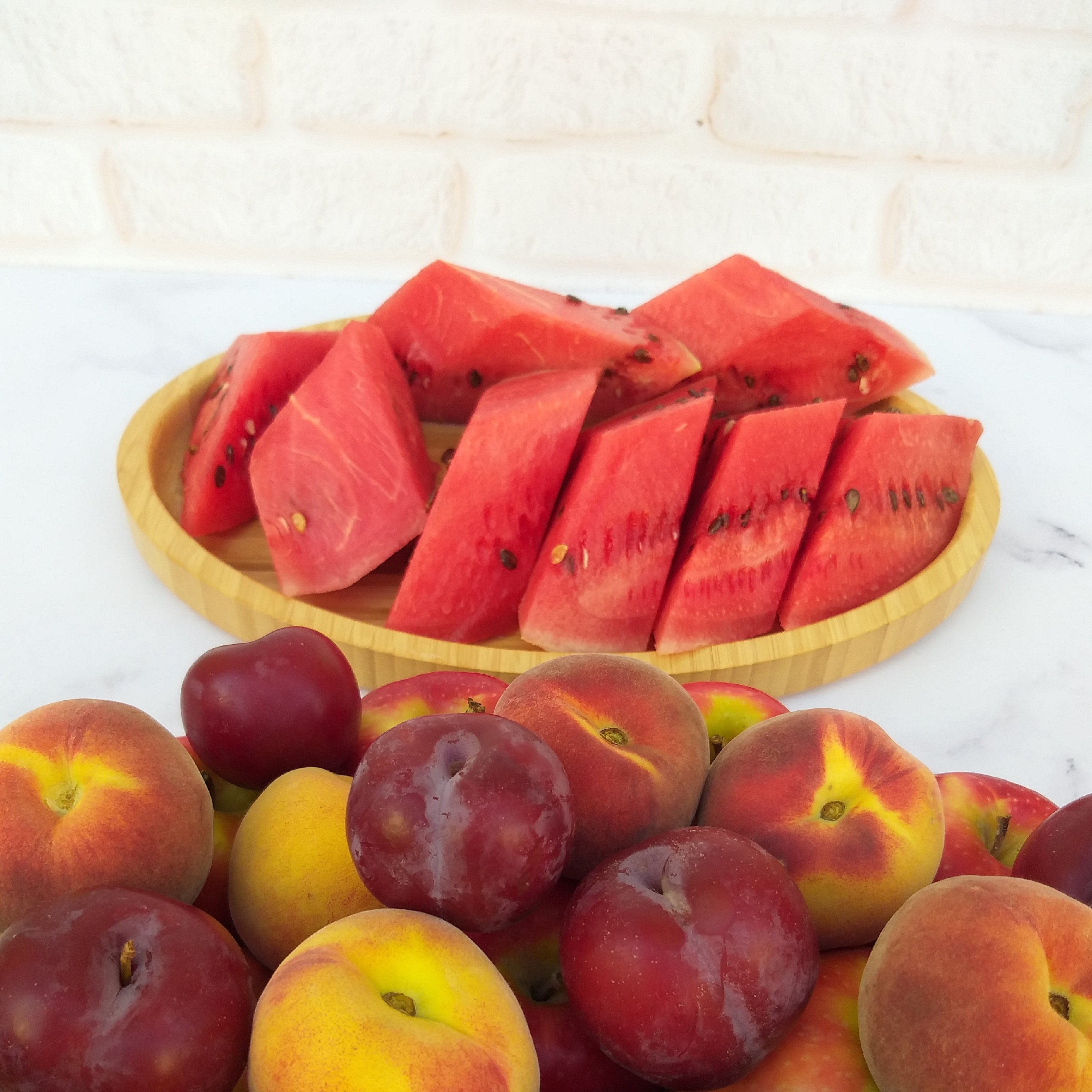 سینی بیضی بامبو سایز متوسط
