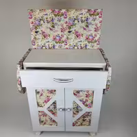 میز اتو و چرخ خیاطی لپ تابی کد 570 | الین دکور