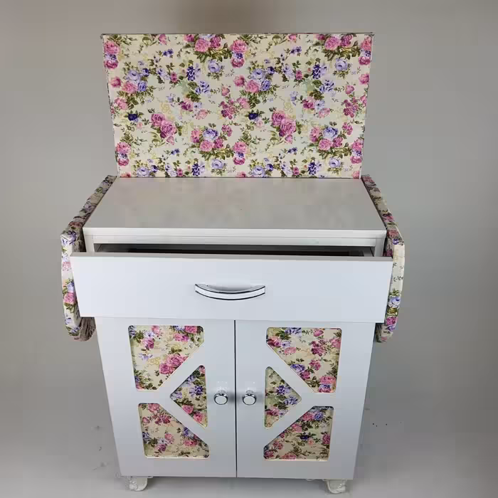 میز اتو و چرخ خیاطی لپ تابی کد 570 | الین دکور