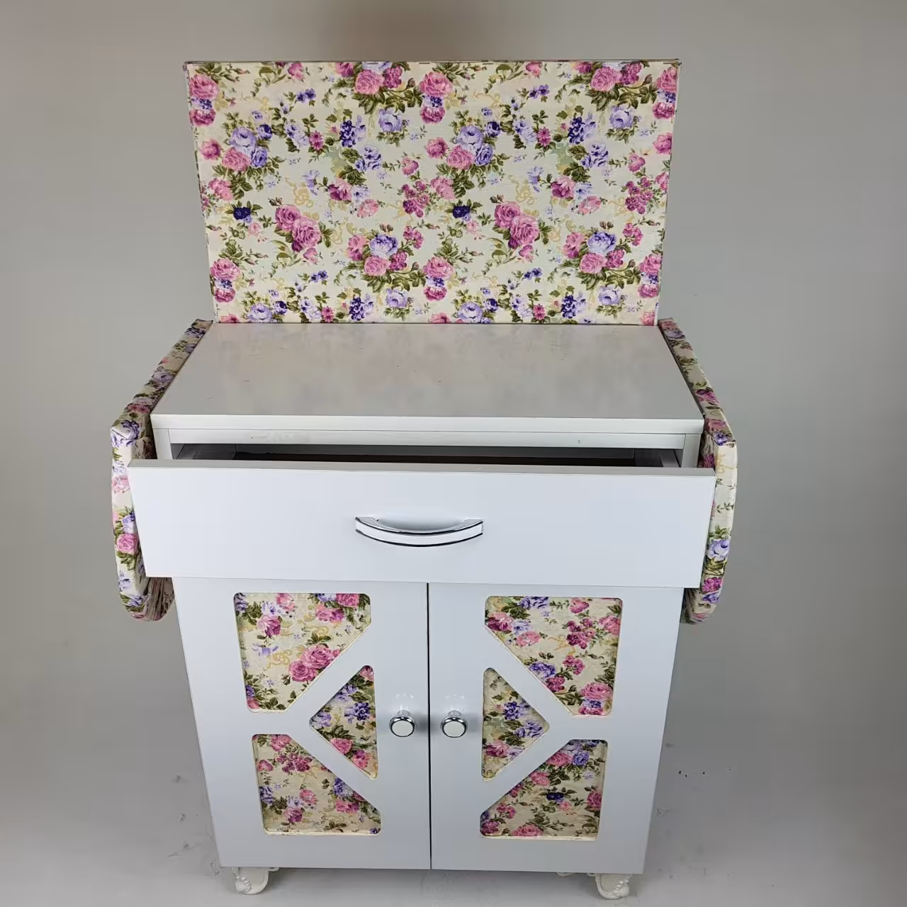 میز اتو و چرخ خیاطی لپ تابی کد 570 | الین دکور