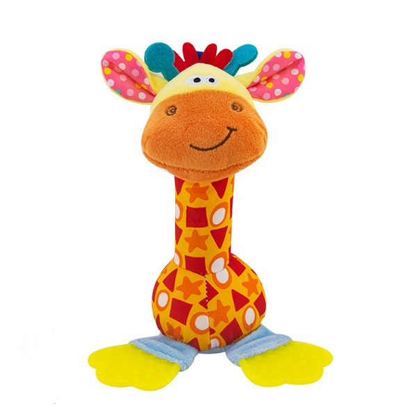 جغجغه نوزادی طرح گاو happy monkey