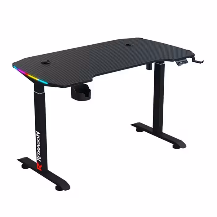 میز کامپیوتر گیمینگ موتور دار ردراگون مدل GD-3320-L 160cm RGB