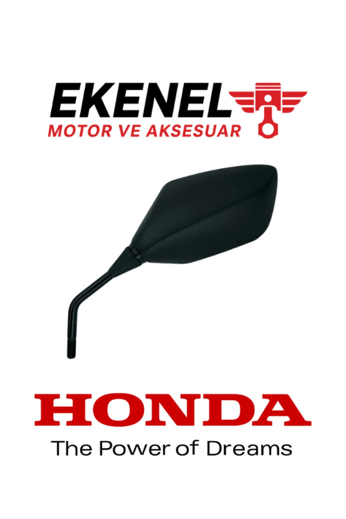 لوازم یدکی موتورسیکلت DIO110 آینه سمت چپ اصلی | نمای گسترده عقب اسکوتر زاویه دار Honda