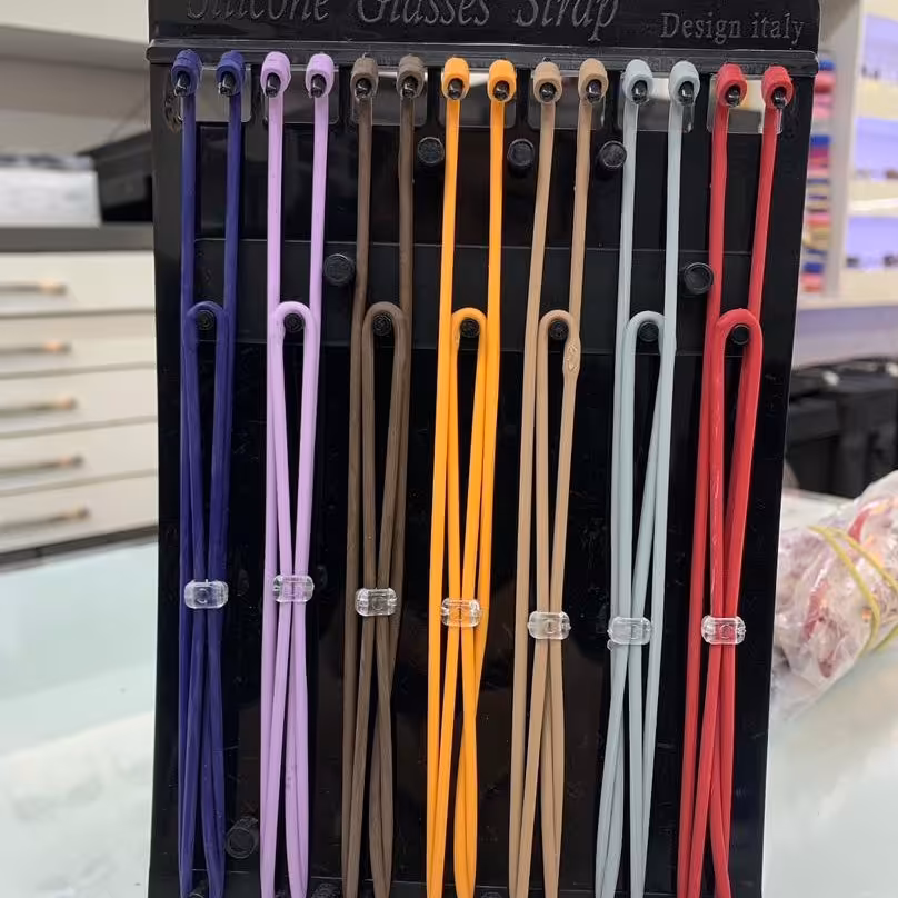 بندعینک سلیکونی پک 45 عددی  استنددار (پس کرایه)