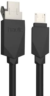 کابل میکرو به USB اتصال دو دستگاه havit CB604