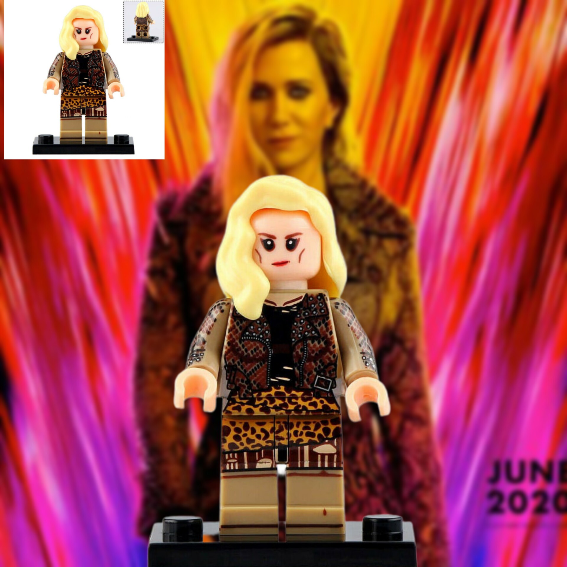 لگو کمیاب باربارا یا چیتا از سری فیلم زن شگفت انگیز 2