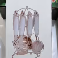 سرویس ابزار  آشپزخانه وینکس سفید  ابزاری متفاوت و استیل