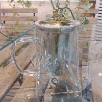 قوری  پیرکس شعله مستقیم مربعی 750 میل 