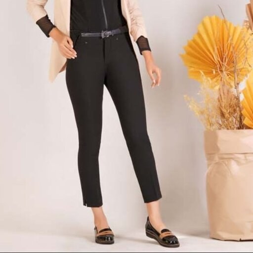 شلوار راسته چاکدار گاواردین ترک اصل قد 90 و 94