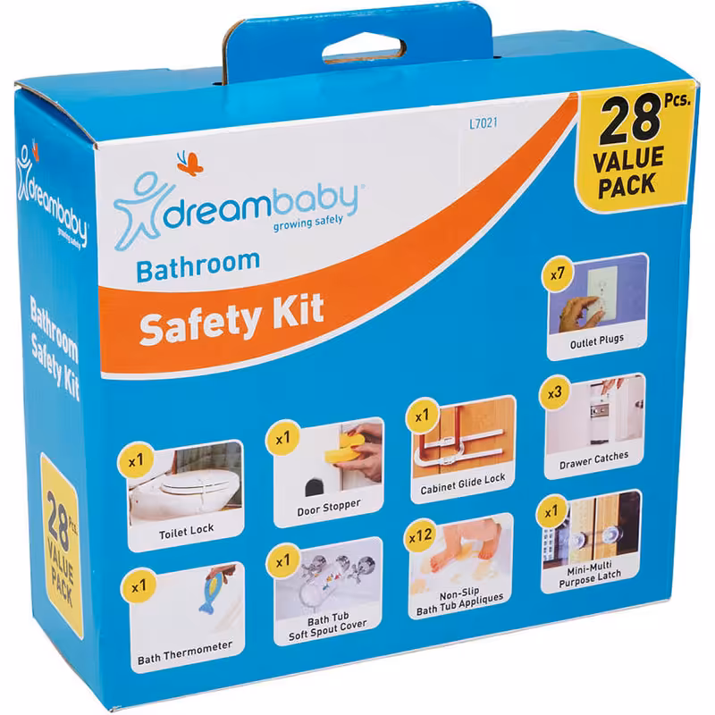 ست لوازم ایمنی و محافظ حمام کودک 28 عددی دریم بیبی Dreambaby