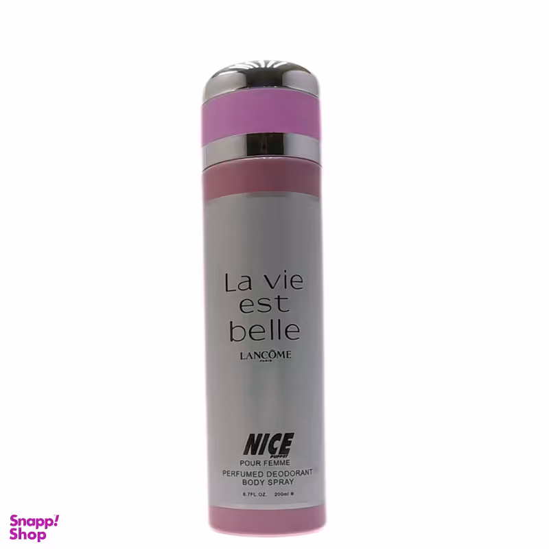 اسپری بدن زنانه نایس پاپت مدل lancome La Vie Est Belle حجم 200 میلی لیتر