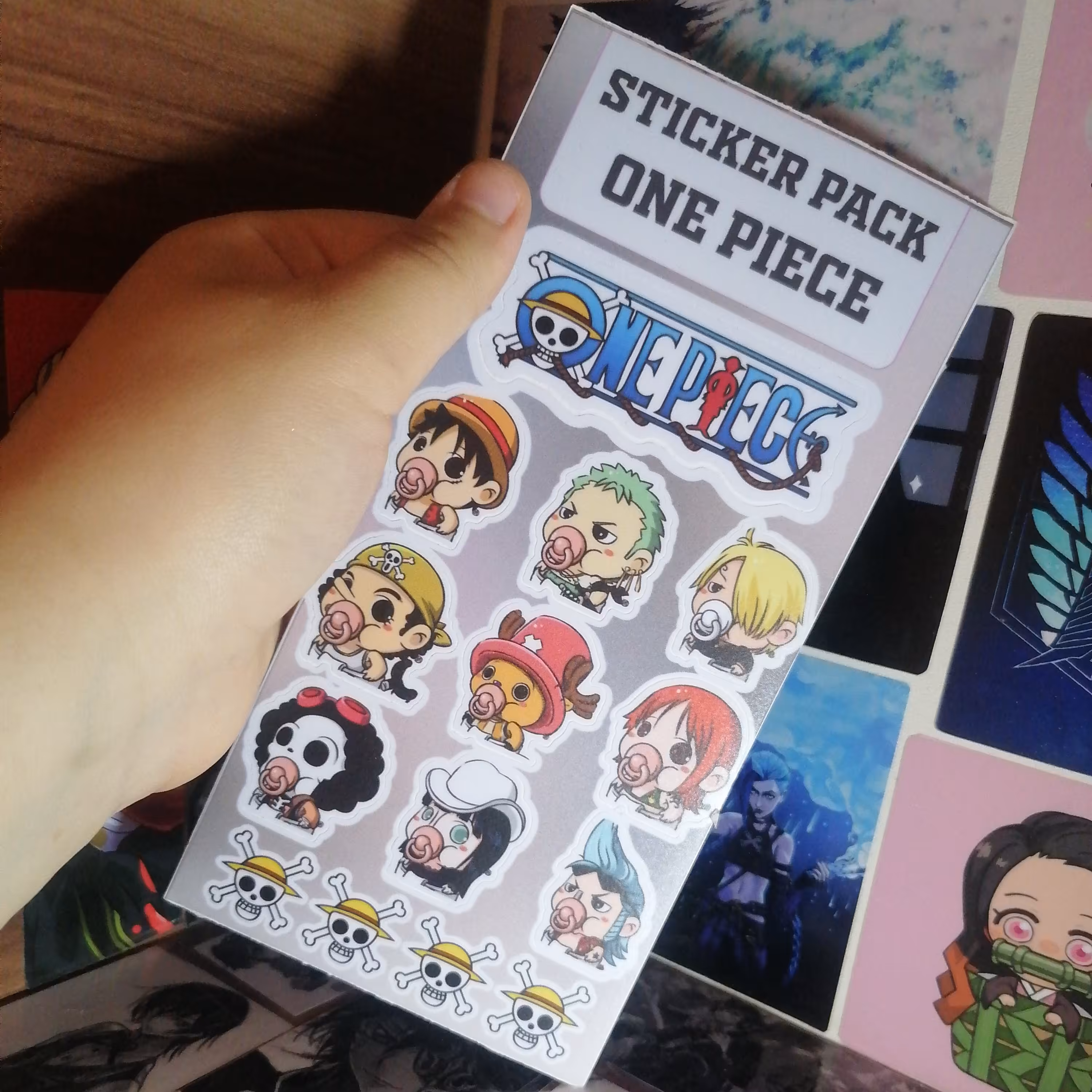 استیکر گوشی طرح انیمه وان پیس