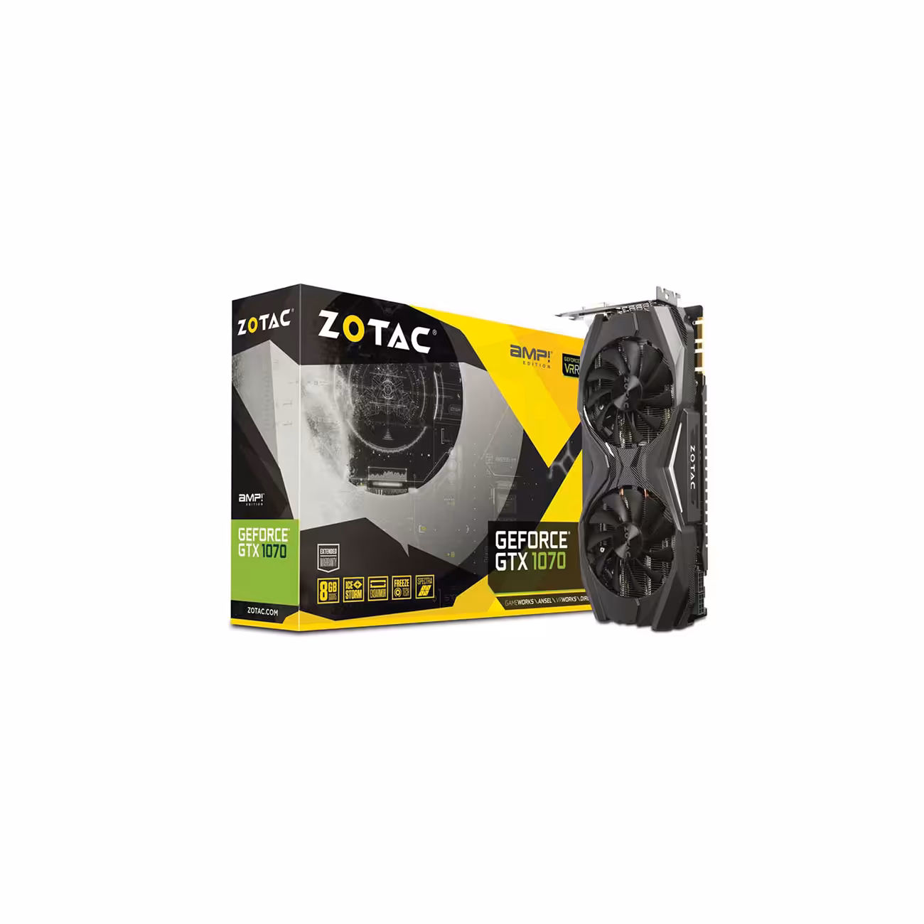 کارت گرافيک ZOTAC DUAL GTX1070 O8G