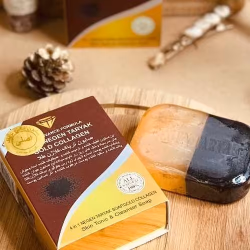 صابون گیاهی، کلاژن طلا