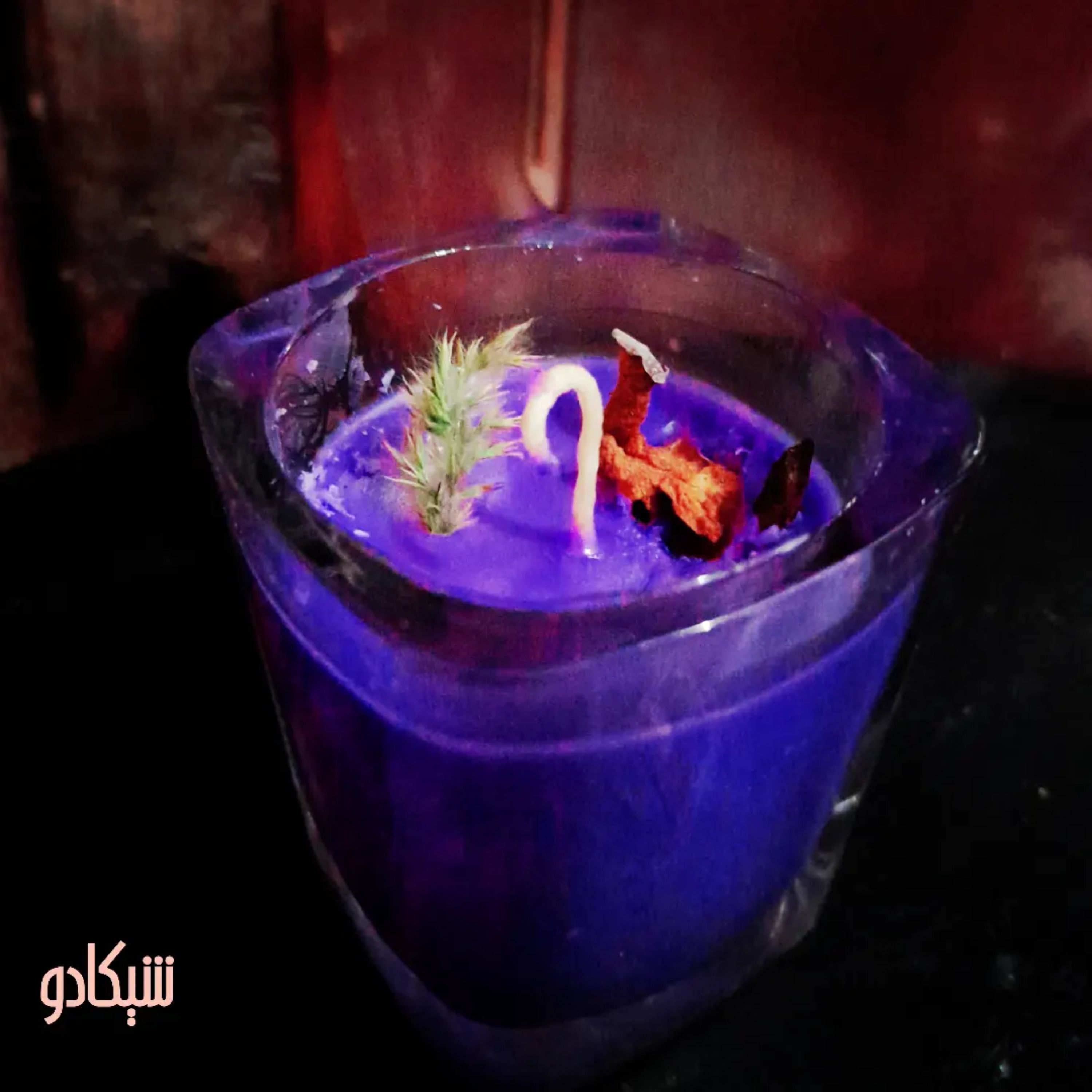 شمع لیوانی سایز کوچیک در رنگ بندی دلخواه