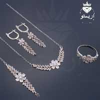 سرویس نقره سوپر میکرو با عیار 925 و آبکاری طلاسفید کیفیت درجه 1