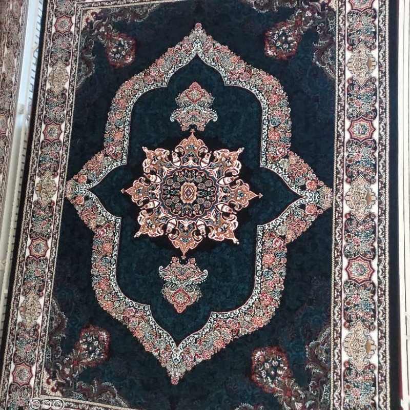 فرش ماشینی نخ بی سی اف 12 متری کاشان 