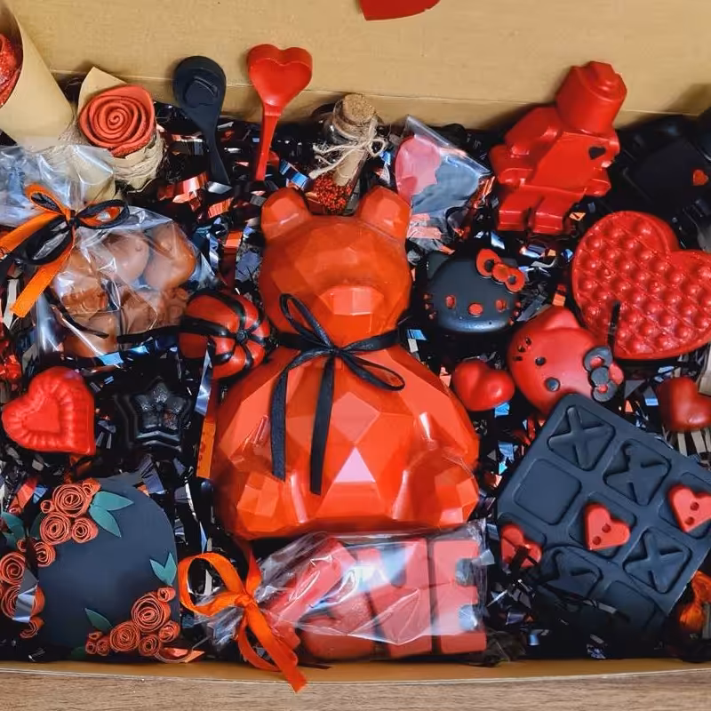 ست جعبه هدیه ولنتاین روز عشق مدل خرس