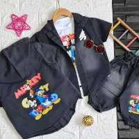 سه تیکه اسپرت لی طرح میکی و گوفی