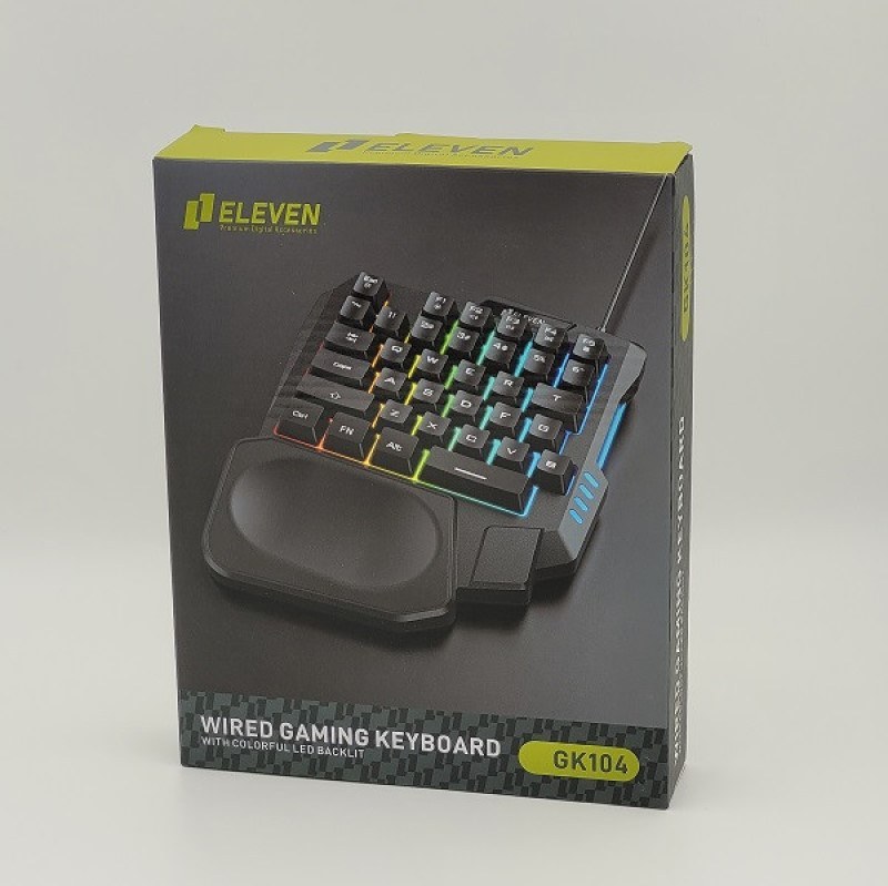کیبورد مخصوص بازی ایلون مدل Eleven Gaming Keyboard GK104