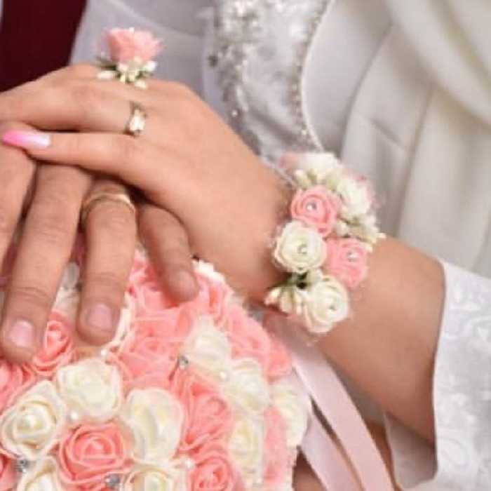 دستبند فومی عروس