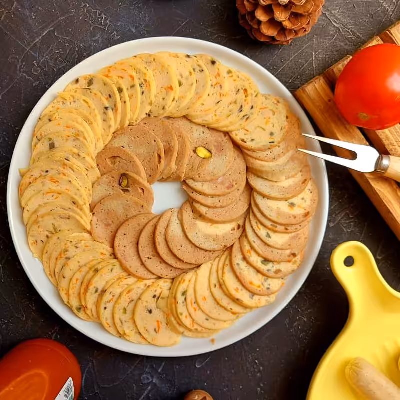 ژامبون مرغ و قارچ