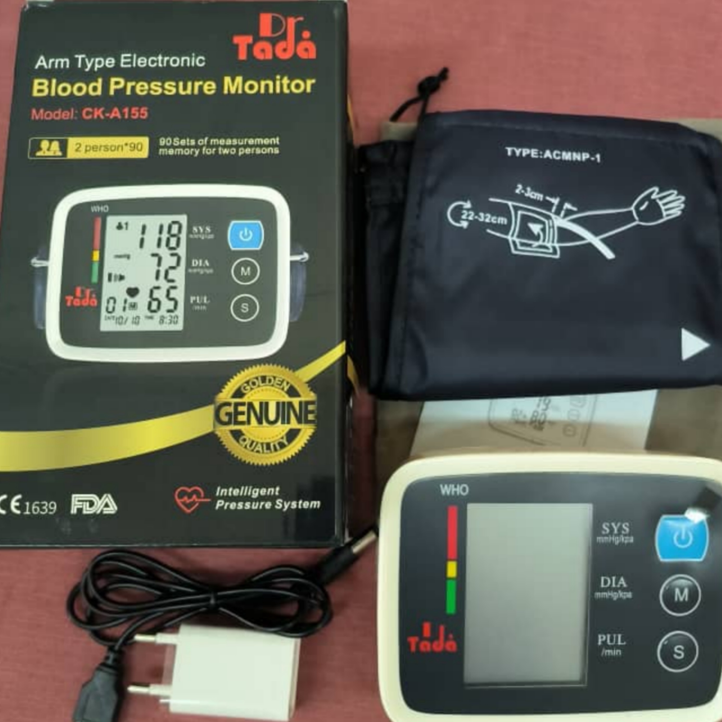 فشارسنج دیجیتالی سخنگو فارسی همراه با آداپتور