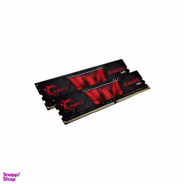 رم دسکتاپ DDR4 دو کاناله جی اسکیل (G Skill) سری Aegis فرکانس 3200 مگاهرتز CL16 ظرفیت 32 گیگابایت