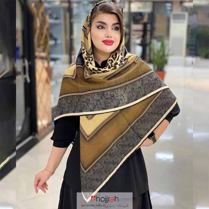 اطلاعات ، قیمت و خرید روسری دور دست دوز قواره 140 کد RO139