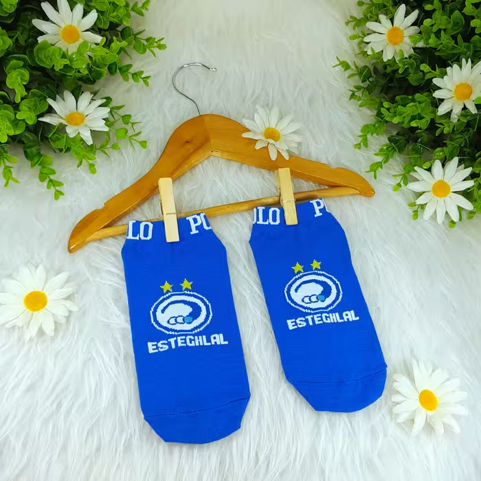 جوراب مچی طرح استقلال  نخی باکیفیت فریسایز38تا44