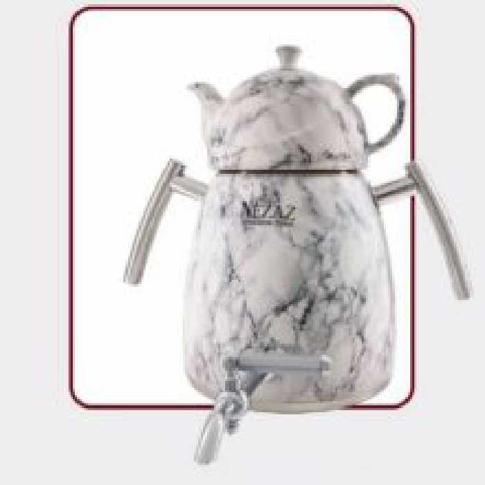 کتری و قوری 5 لیتر نزاز NEZAZ طرح سنگ مدل3000