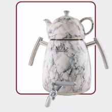 کتری و قوری 5 لیتر نزاز NEZAZ طرح سنگ مدل3000