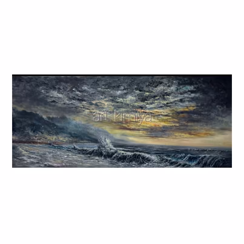 تابلو نقاشی دریا