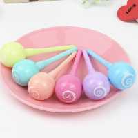 ماژیک هایلایتر شکلات آبنبات چوبی 6 رنگ