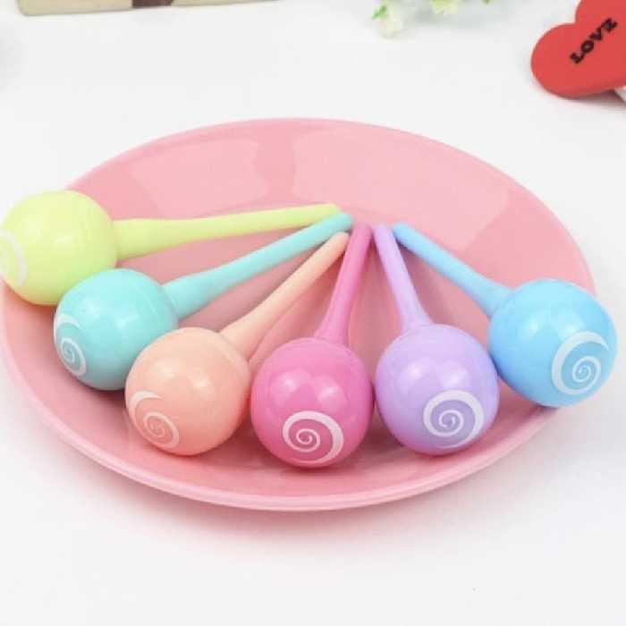 ماژیک هایلایتر شکلات آبنبات چوبی 6 رنگ