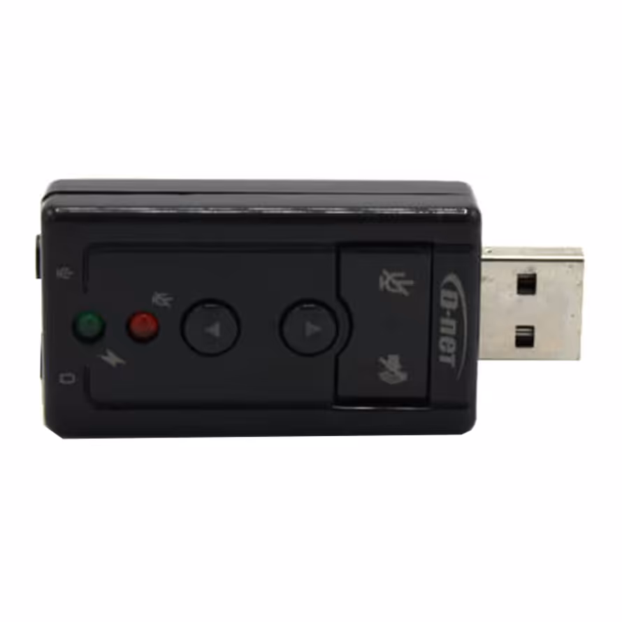 کارت صدا قابل حمل دی نت USB 7.1 Channel