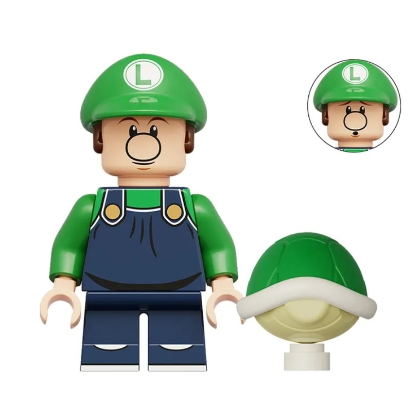 لگو مینی فیگور لویجی کوچک با لاکپشت همراه