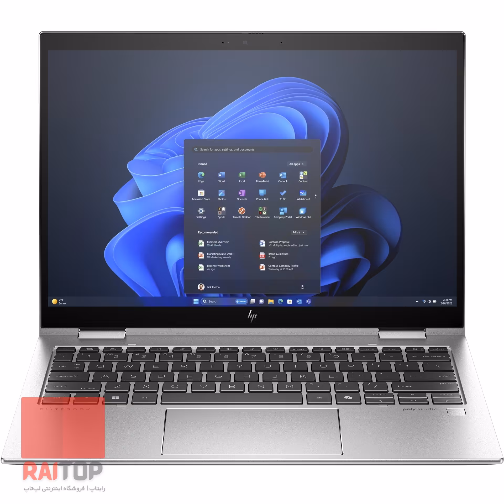 مشخصات، قیمت و خرید لپ تاپ 13 اینچی HP مدل Elite x360 830 G11 - رایتاپ