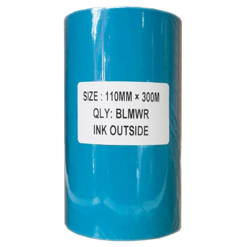 خرید ریبون وکس رزین 300 متر با عرض 110 میل (WAX Resin Ribbon)