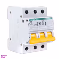 فیوز مینیاتوری سه پل 25 آمپر دنا الکتریک ایرانیان مدل C25-6KA-3P