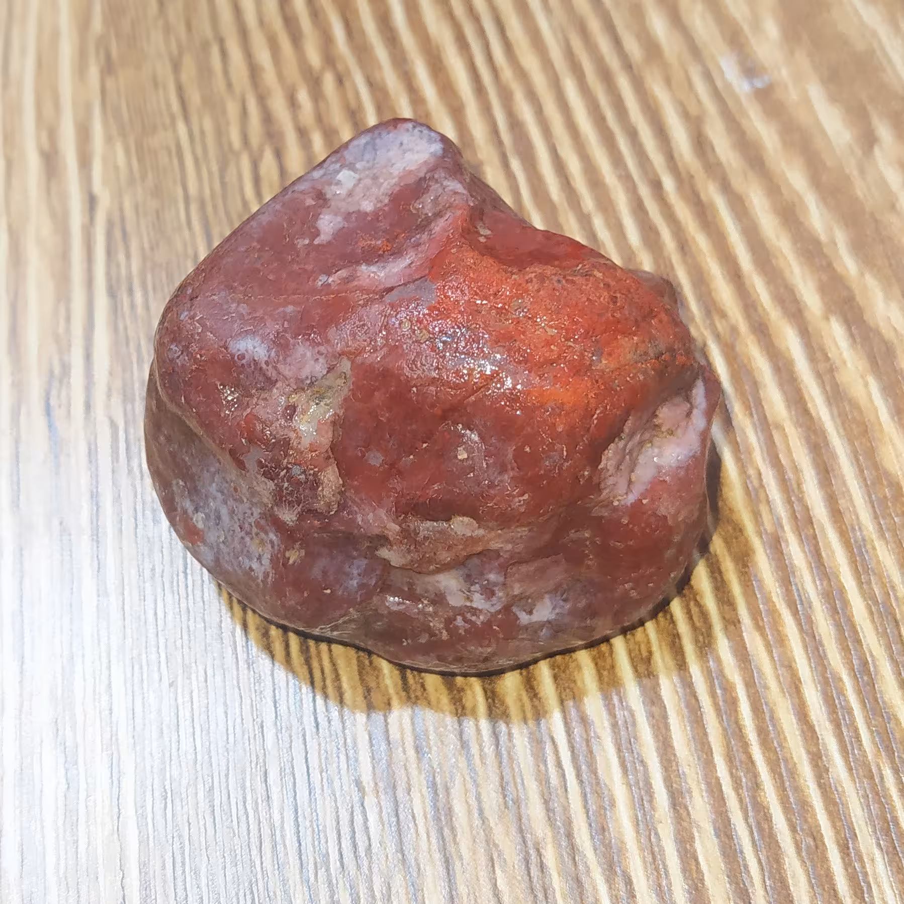 جاسپر سرخ معدنی تراش نخورده مناسب برای دکوراسیون، کلکسیون، مدیتیشن 