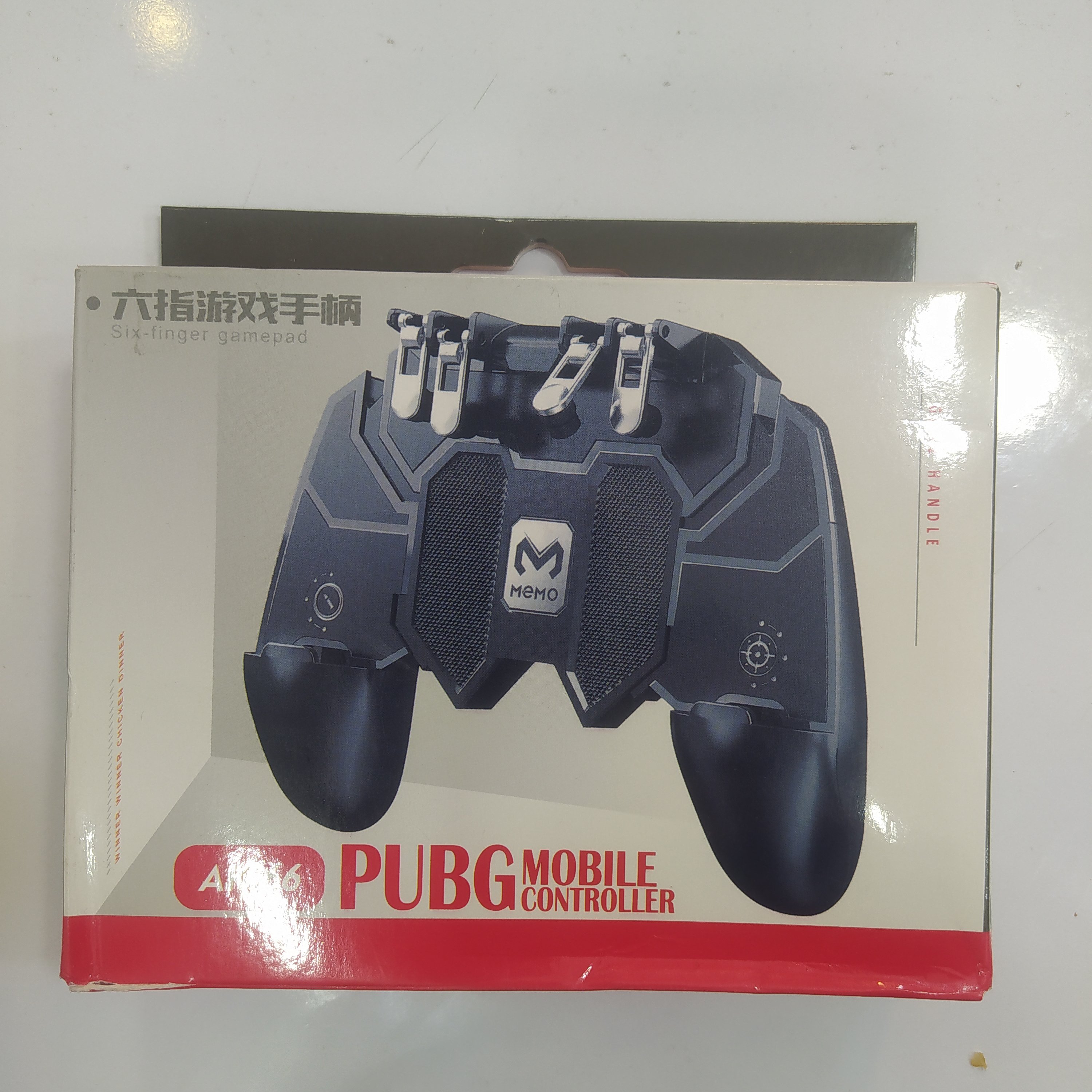 دسته بازی ممو PubG مدل AK-66 رنگ مشکی پکدار عدم تاخیر در لمس صفحه