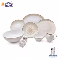 سرویس چینی تقدیس مونا طلا کلاسیک 6 نفره 32 پارچه